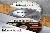 Discos Abrasivos Linea PLUS - maxicut.netmaxicut.net/files/maxicut-catalogo-2013.pdf · Discos Abrasivos Linea PLUS+ El mejor disco de corte ultrafino del mercado Extrema precision