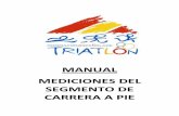 MANUAL DE MEDICIONES SEGMENTO CARRERA A PIE - …triatlon.org/.../wp-content/uploads/2013/...CARRERA-A-PIE-TRIATLON.pdf · Comité de Jueces y Oficiales ... resultado del trabajo