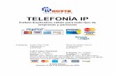 TELEFON˝A IP - ipnorte.cl Telefonia IP.pdf · Temuco (45) Valdivia ... Caja Vecina BancoEstado (Sujeto a disponibilidad de los locales que poseen el convenio) PayPal (Tarjeta de