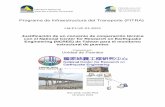 Programa de Infraestructura del Transporte (PITRA) · Este informe presenta información relevante para justificar la creación de ... LM-PI-UP-01-2013 Fecha ... un convenio de cooperación