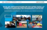 GUÍA DE ORGANIZACIÓN DE TALLERES PARA LA FORMULACIÓN DE ...gestionensalud.medicina.unmsm.edu.pe/wp-content/uploads/2015/08/... · ANEXO 01: MODELO DE MATRIZ PARA PLAN DE TRABAJO