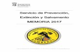 Servicio de Prevención, Extinción y Salvamento MEMORIA 2017bomberos.aytosalamanca.es/es/downloads/Memoria_Actividades_SPEIS... · La dirección, la coordinación y el control del