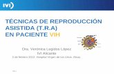 Tecnicas de reproducción asistida en paciente VIH DEF ...E9cnicas%20de%20... · PÁG.1 TÉCNICAS DE REPRODUCCIÓN ASISTIDA (T.R.A) EN PACIENTE VIH Dra. Verónica Legidos López IVI