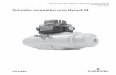 Actuador neumático serie Hytork XL - emerson.com · e. Cuando se instale el equipo en un área peligrosa (atmósfera potencialmente explosiva), evitar la producción de