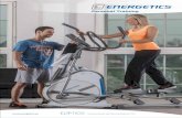Personal Training - energetics.eu · El ejercicio con el Elíptico es muy efectivo, variado y fácil para las articulaciones. Puede ejercitar los mús- culos de las piernas y de las