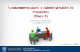 Administración de Proyectos - visibilidadweb.unam.mx · PMI, PMBOK Guide y PMP ... proyecto cuando sea necesario y en el momento oportuno. ... Estructura DesglosADA de Trabajo -