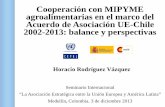Cooperación con MIPYME agroalimentarias en el …€¢ “Programa de Apoyo en Tecnologías Limpias a Empresas de Menor Tamaño: TECNOLIMPIA ” • ... Investigaciones Silvoagropecuarias