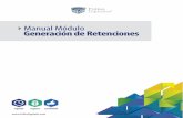 Manual Módulo Generación de Retencionesfacturaelectronicafd.com.mx/wp-content/uploads/2017/03/... · 2017-03-02 · Este manual tiene el objetivo de apoyar al usuario a elaborar
