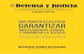 Defensoría Pública del Ecuador - Biblioteca Digital de ...biblioteca.defensoria.gob.ec/bitstream/37000/1903/1/REVISTA DEFENSA... · En consecuencia, en 2009, se aprobó, entre las