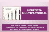 HERENCIA MULTIFACTORIAL - uvsfajardo.sld.cuuvsfajardo.sld.cu/sites/uvsfajardo.sld.cu/files/herencia_multi... · cuantitativos o continuos como características de la herencia poligénica.