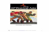 DOSSIER DE PRENSA - angbagongfilipino.files.wordpress.com · DOSSIER DE PRENSA . Toda la información en . Síguelo en Twitter: #festivalasia 2 El cartel del 10º Festival Asia ...