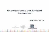 Exportaciones por Entidad Federativa 2007-2012economia.gob.mx/files/notaTecnicaExportacionesINEGI_SE.pdf · Objetivo Generar información referente al valor de las exportaciones de