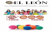 EL LEÓN - Colegio Bajo Aragón Marianistasbajoaragon-marianistas.org/wp-content/docs/ElLeon/LEON18.pdf · Cuadrado, confirmaba y aprobaba el ... se tanteó la posibilidad de albergar