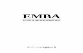 EMBA II.pdf · Audioperceptiva II . Sintaxis musical Una melodía es una sucesión de sonidos organizada que es percibida como una sola entidad. Un modelo estándar de melodía es