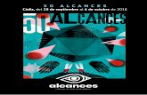 50 ALCANCES · El reto para la creación del cartel de la 50 edición de Alcances era crear una ... Actualmente es colaboradora semanal especialista en cine en el magacín de radio
