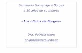 Seminario Homenaje a Borges a 30 años de su muerte · JAURETCHE. –LA RELIGIÓN. –LA DICTADURA. (MARIO SAPAG). Jorge Luis Borges