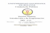 Docentes: Lic. J. Carla Aguirre Montalvo Lic. C. Flabio Beltránvirtual.usalesiana.edu.bo/web/contenido/dossier/12015/... · 2015-03-02 · los componentes y elementos del computador