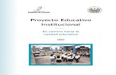 Proyecto Educativo Institucional - mined.gob.sv · Marco conceptual del proyecto educativo institucional ... pertinente a las expectativas y necesidades de la comunidad educativa,