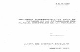 JUNTA DE ENERGÍA NUCLEAR MADRID,1978 - ipen.br · las bobinas, el autoespectro para conocer las frecuencias carac terísticas y sus amplitudes y el espectro cruzado, a fin de de