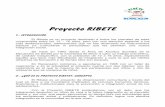 Proyecto RIBETE - benacazon.es · Con el Proyecto RIBETE pretendemos, por un lado, que los ... otros pueblo y las salidas al área recreativa de los cuatro caminos. − Actividades