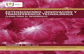 EXTENSIONISMO, INNOVACIÓN Y - exa.unne.edu.arexa.unne.edu.ar/extension/docs/Volumen II Extensionismo 2015.pdf · ecuación de Friis para transmisión en el es-pacio libre (c. A.