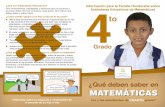 MATEMÁTICAS - air.org Información para la... · Guía para Padres y Madres de Familia sobre Estándares Educativos ... Leen, escriben y comparan ... 110 60 120 120 50 130 50 130