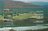 Guía para el manejo eficiente de la nutrición de las plantasvirtual.chapingo.mx/dona/paginaIntAgronomia/manejoefi nuti.pdf · manejo ineficiente de los sistemas de cultivo, el uso