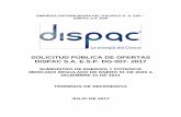 SOLICITUD PÚBLICA DE OFERTAS DISPAC S.A. …dispac.com.co/wp-content/uploads/2017/07/DG-007-2017...Términos de Referencia se haga relación al GESTOR DISPAC entiéndase LA EMPRESA,