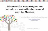 Planeación estratégica en salud: un estudio de caso al sur ...cnegsr.salud.gob.mx/contenidos/descargas/EquidadGenero/IzchelCosio.pdf · ... violencia intrafamiliar, ... Promover