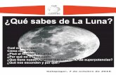 Qu© sabes de La Luna? - .Luna llena El Sol Luna Nueva Cuarto menguante Fases lunares Partes de