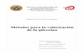 Métodos para la valorización de la glicerina - zaguan.unizar.eszaguan.unizar.es/record/5359/files/TAZ-PFC-2010-350.pdf · Métodos para la valorización de la glicerina Alumno: