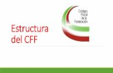 Estructura del CFF - ebclearning.files.wordpress.com · por los tratados internacionales de los que México sea parte. Sólo mediante ley podrá destinarse una contribución a un