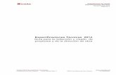 Especificaciones Técnicas 2014 Guía para la redacción y ...arquitectosgrancanaria.es/medios/visados/B01_especificaciones... · Naturales de Canarias). D2.6 EX ACONDICIONAMIENTO