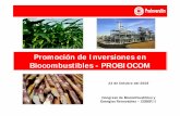 Promoción de Inversiones en Biocombustibles - PROBIOCOMintranet2.minem.gob.pe/web/archivos/ogp/GVEP/cober/10.pdfProyecto Chinecas (20,000 has). 7. Pasto Grande – Moquegua (20,000