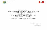 MODELO ORGANIZACIONAL DE LA INVESTIGACIÓN AGRÍCOLA … · MODELO ORGANIZACIONAL DE LA INVESTIGACIÓN AGRÍCOLA Y TRANSFERENCIA DE TECNOLOGÍA (Costa Central de Perú) Rafael Dante