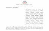 República Dominicana TRIBUNAL CONSTITUCIONAL EN … · parte de una demanda en referimiento ante la Presidencia de la Cámara Civil y Comercial del Juzgado de Primera Instancia de