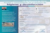 higiene y desinfección - dentalista.esdentalista.es/web/wp-content/uploads/2018/09/PROGRAMA-CURSO... · Pautas y conocimiento en el proceso de 19 de octubre de 2018 Desechables Higiene