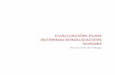 Evaluación Plan Internacionalización suagm · Evaluación Plan Internacionalización Página 3 Introducción y metodología sobre las gestiones realizadas para alcanzar las metas