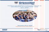 POLÍTICA DE INTERNACIONALIZACIÓN DE LA ... - UDES · - Elaborar un plan de acción anual con indicadores para cada una de las líneas estratégicas de la política de internacionalización.