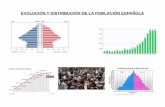 EVOLUCIÓN Y DISTRIBUCIÓN DE LA POBLACIÓN ESPAÑOLA · 2017-01-10 · EVOLUCIÓN DE LA POBLACIÓN Hasta 1857 no hay fuentes estadísticas fiables por lo tanto no tenemos datos ...