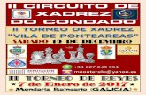 SUMARIO - Ajedrez Marcote · Para recibir los Trofeos y los Premios especiales es obligatorio que los jugadores se encuentren presentes en el Acto de Clausura del II Circuito de Xadrez