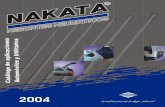 Los resortes neumáticos Nakata son desarrollados para ser ... · Los resortes neumáticos Nakata son desarrollados para ser usados en la ... OA 101Tapa Motor MG 19038 535 340 490