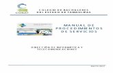 Manual de Usuario - cobat.edu.mx ·  2Página Colegio de Bachilleres del Estado de Tamaulipas Manual de Procedimientos Servicios de la DIT ÍNDICE 4.1. SOPORTE TÉCNICO