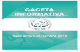 GACETA INFORMATIVA - cedh-durango.org.mx SEPTIEMBRE... · 1 GACETA INFORMATIVA Septiembre-Diciembre 2016 Órgano informativo de la Comisión Estatal de Derechos Humanos de Durango.