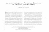La antropología de Roberto Cardoso de Oliveira (1928-2006)scielo.unam.mx/pdf/desacatos/n33/n33a11.pdf · el joven filósofo Roberto Cardoso de oliveira fue ini-ciado en la antropología