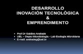 Prof Dr Galdino Andrade UEL Depto Microbiologia - Lab ... · punto mas importante da inovação. ... Mudar o mundo dá muito trabalho, se você não está ... “Pegue a sua ideia,