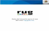 Guía del Usuario para el uso del sitio rug.gobpre.rug.gob.mx/Rug/resources/pdf/guia de usuario/Manual de Usuario... · El portal ofrece la posibilidad de presentar otros trámites
