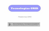 GRID TEMA-3 Plataformas GRID - atc. 6 Curso de Doctorado Tecnolog­as GRID rea de Arquitectura
