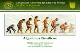 Algoritmos Genéticos - scfi.uaemex.mxscfi.uaemex.mx/hamontes/files/GA00 - Presentacion.pdf · Python, o cualquier otro que sea su favorito ... – Probabilidad y Estadística –
