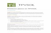 Primeros pasos en TPVSOL - sdelsol.com · Puedes usarlo con tantas empresas como necesites. Es multiusuario y se puede instalar en red local, sin límite. Sus requerimientos: ...